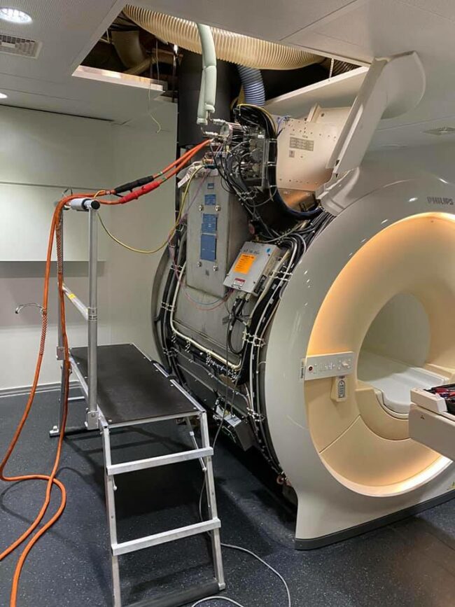 Εγκατάσταση του νέου μαγνητικού τομογράφου