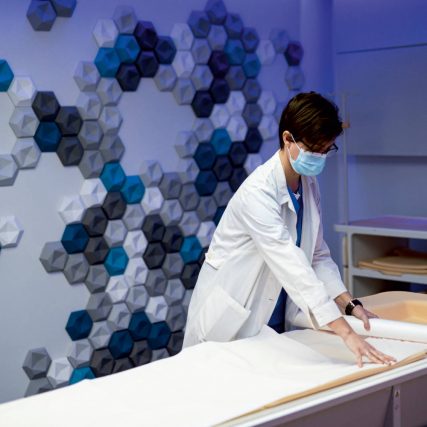 Η κλίνη του μαγνητικού τομογράφου